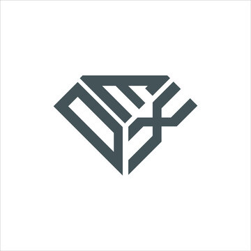 DEX letter logo creative design. DEX unique design, OEX letter logo creative design. OEX unique design