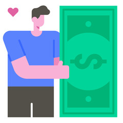 money flat icon