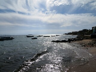 beach and sea