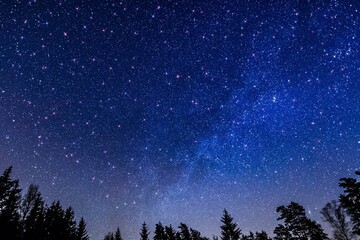 Fototapeta premium 3d render illustration, Amazing and unique picture of starry sky