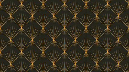 Elegant art deco geometric pattern abstract digital vector art.