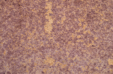 Old burgundy painted wood fiberboard close