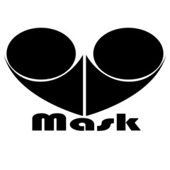 design of icon and logo about mask 