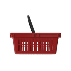 Fototapeta premium 3D illustration of a realistic shopping basket