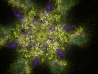 Imaginatory fractal abstract background Image