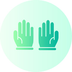 glove gradient icon