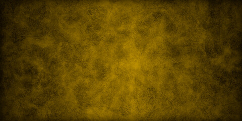 Fondo amarillo de pared con manchas oscuras.