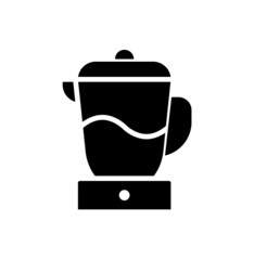 Blender icon. Vector graphic glyph style isolated on white background