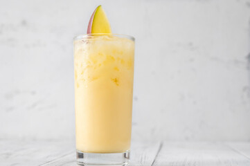 Glass of Batida de Carneval