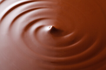 Obraz na płótnie Canvas チョコレートの渦