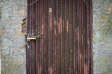 Textura porta de ferro