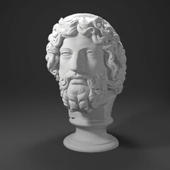 3D render art statue sculpture Zeus Cronus Rhea Greek Myths