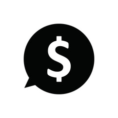 dollar sign on white