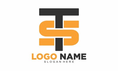 Letter TS creative logo design