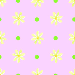 seamless pattern floral. vector illustration 