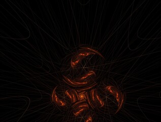 Imaginatory fractal abstract background Image