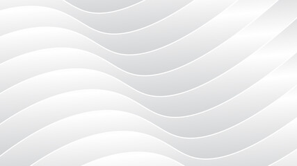 background illustration white abstract wave pattern for design Wave your hand with lines created using the blending tool. Curved wavy lines, smooth stripes.