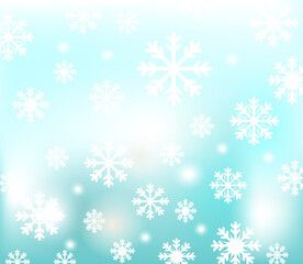 Snowflake seamless pattern. vector illustration