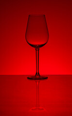 empty glass of wine