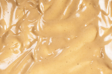 Mushroom sauce as a background.