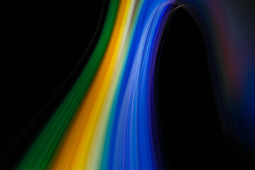 Colored blurred light lines. Abstraction of light.