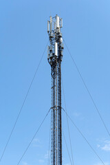 Tower with aerials of cellular