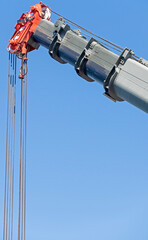 Obraz premium top beam of crane mobile