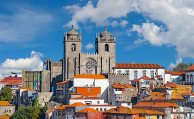 Panorama of the city of Porto 