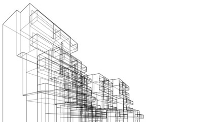 sketch of a building