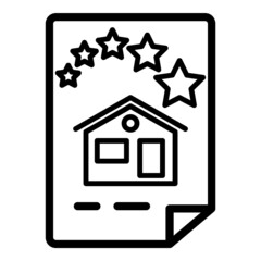 Document Flat Icon Isolated On White Background