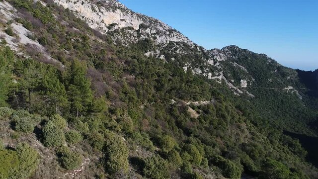 au col Col de la Madone de Gorbio - Alpes-Maritimes