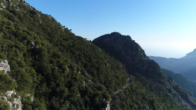 nature et Col de la Madone de Gorbio - Alpes-Maritimes