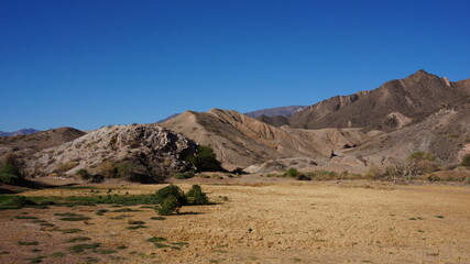 dry rocky landscape in the an