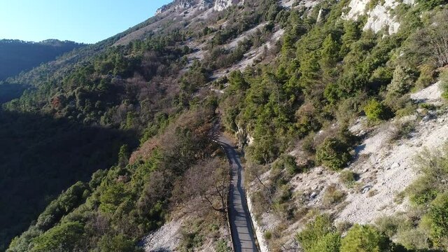 Col de la Madone de Gorbio au dessus de Menton