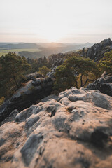 rocks in the mountains