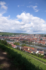 Naklejka premium Main und Altstadt von Würzburg