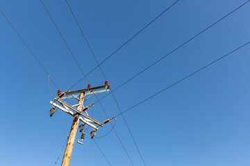 Blue Power Wire