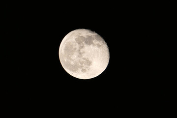 night and full moon,bright full moon,close-up full moon