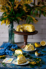 ITALIAN MIMOSA CAKE for International Women's Day on March 8
