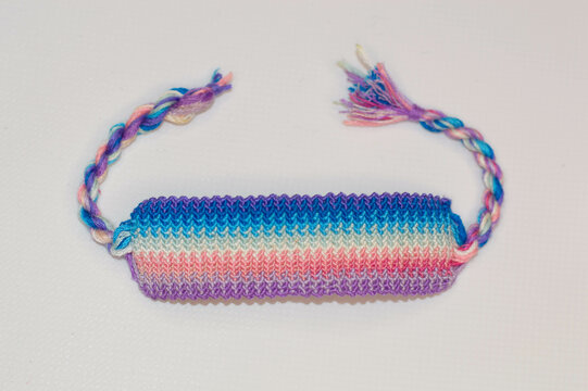 Rainbow Handmade Macrame Bracelet