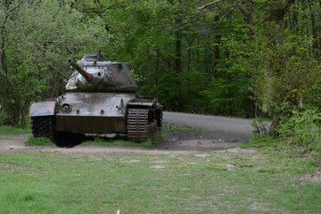 Train wreck in the Brander Forest in Aachen, Germany