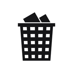 trash icons symbol vector elements for infographic web