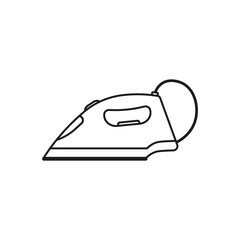 Iron icon. Vector. Line style.