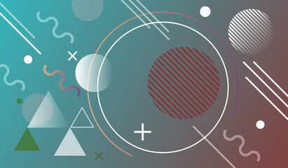 Modern abstract geometric vector background