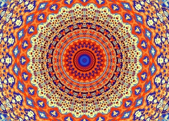 Digital fractal pattern. Abstract background.