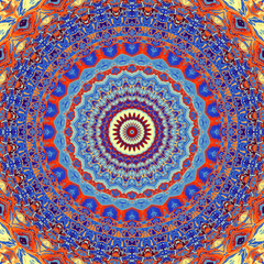 Digital fractal pattern. Abstract background.