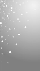 Obraz premium White dots Christmas background. Subtle flying sno