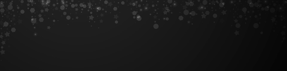 Magic stars sparse Christmas background. Subtle fl