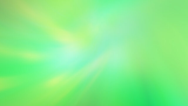 Abstract gradient luminous blurry green background
