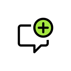 Obraz premium chat box